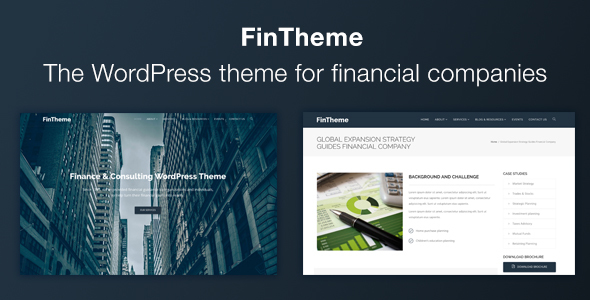 قالب Finance WordPress Theme - قالب وردپرس امور مالی