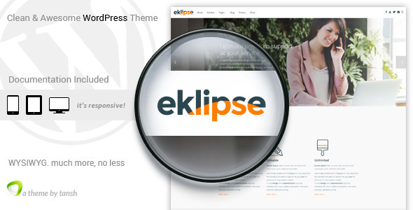 قالب Eklipse - قالب وردپرس نرم افزار
