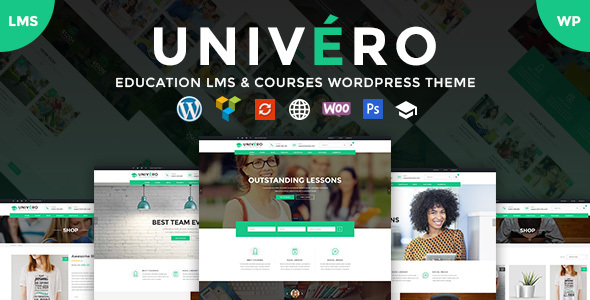قالب Univero - قالب وردپرس آموزش مجازی و دوره ی آنلاین