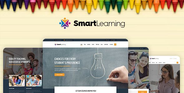 قالب Smart Learning - قالب آموزشی برای وردپرس