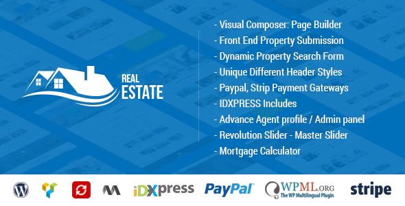 قالب Real Estate WordPress - قالب وردپرس برای سایت املاک