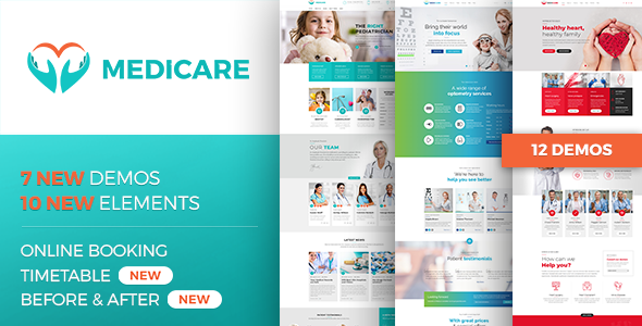 قالب Medicare - قالب وردپرس پزشکی و سلامتی