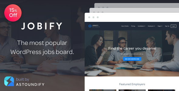 قالب جابفای | Jobify - قالب وردپرس استخدام و کاریابی
