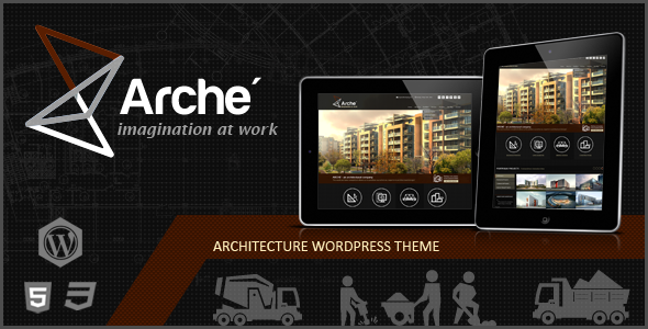 قالب Arche - قالب سایت معماری
