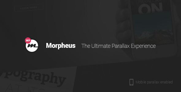 قالب Morpheus - قالب وردپرس تک صفحه ای پارالاکس