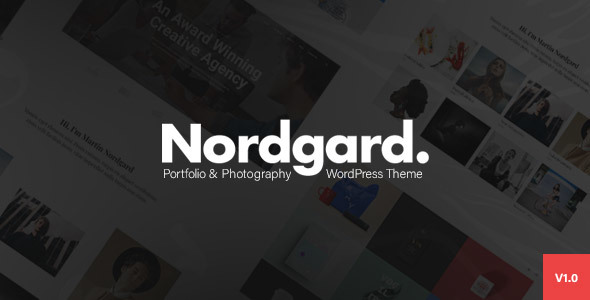 قالب Nordgard - قالب وردپرس نمونه کار و عکاسی