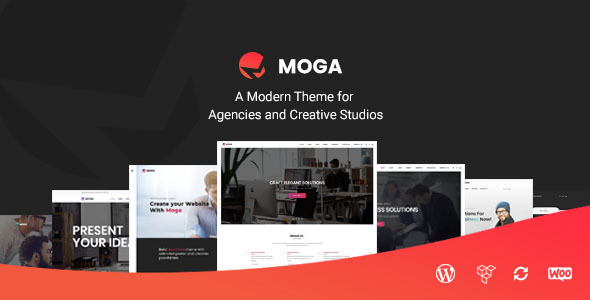 قالب Moga - قالب وردپرس آژانس خلاق و کسب و کار