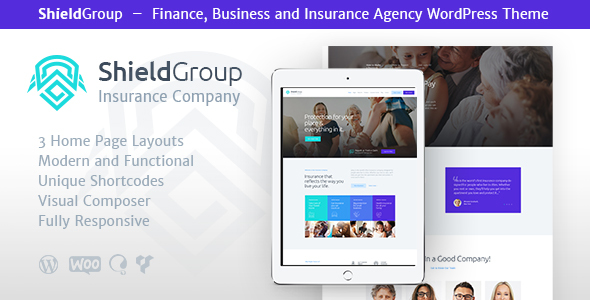 قالب ShieldGroup - قالب وردپرس شرکت بیمه و دارایی