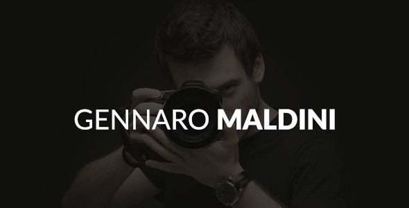قالب Gennaro Maldini - قالب وردپرس عکاسی