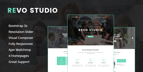 قالب Revo Studio - قالب وردپرس چند منظوره