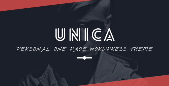 قالب Unica - قالب نمونه کار و رزومه شخصی