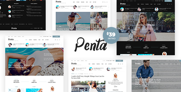 قالب Penta - قالب وردپرس بلاگ