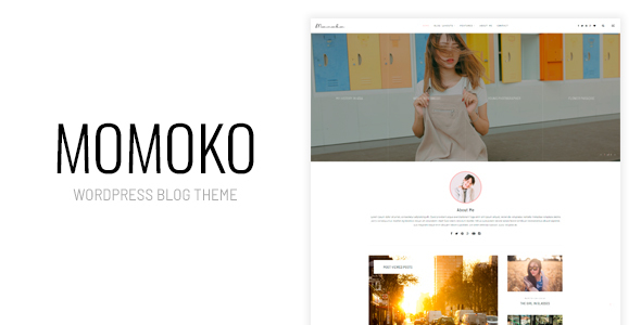 قالب Momoko - قالب وبلاگ وردپرس شخصی