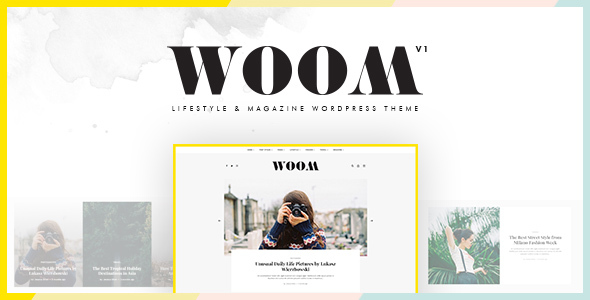 قالب Woom - قالب وردپرس سبک زندگی و مجله