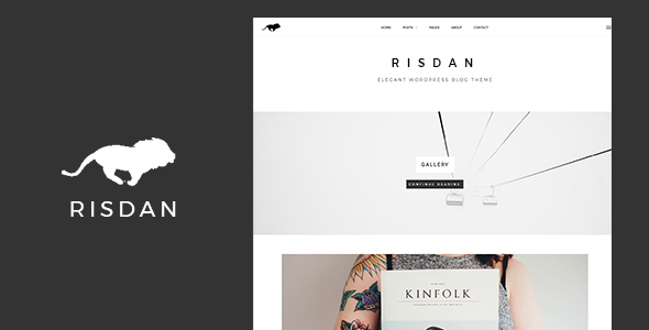 قالب Risdan - قالب وردپرس سایت شخصی
