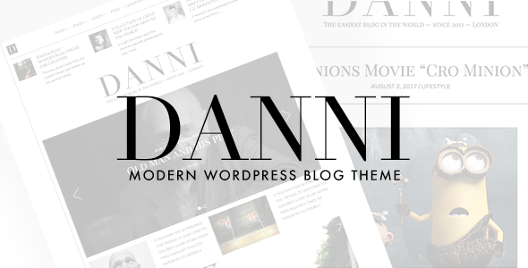 قالب Danni - قالب وردپرس بلاگی