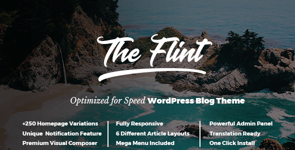 قالب Flint - قالب وردپرس بلاگی بهینه سازی شده