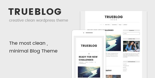 قالب TrueBlog - قالب وردپرس ساده