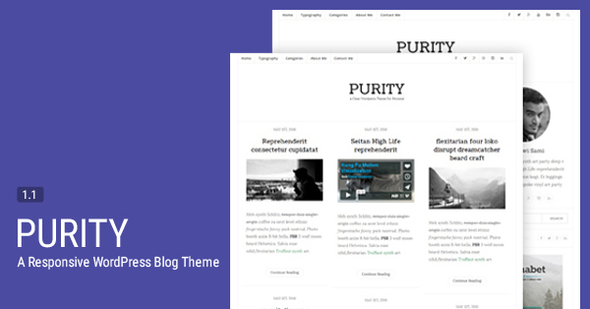 قالب Purity - قالب وبلاگ وردپرس