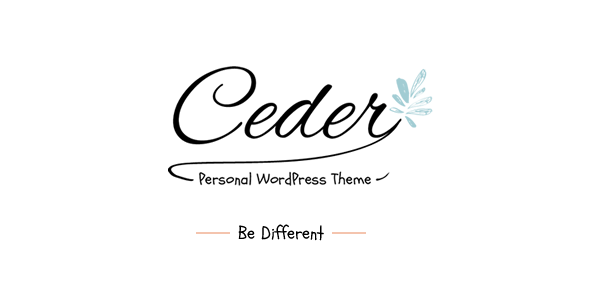 قالب Ceder - قالب وبلاگ وردپرس شخصی