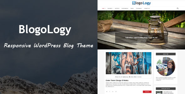 قالب Blogology - قالب وبلاگ وردپرس ریسپانسیو
