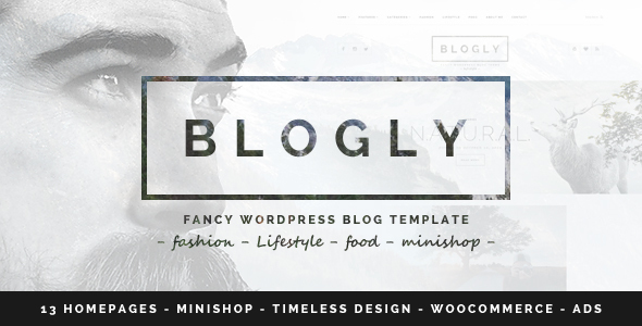 قالب Blogly - قالب وردپرس بلاگ
