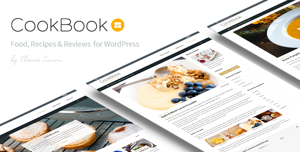 قالب CookBook - پوسته وردپرس مجله غذا