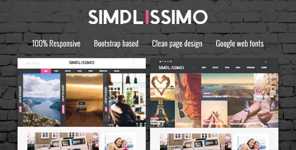 قالب Simplissimo - قالب وردپرس بلاگ و مجله