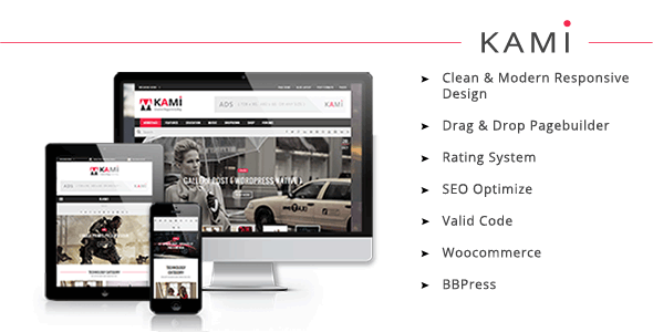 قالب KAMI - قالب وردپرس مجله ای و بلاگی