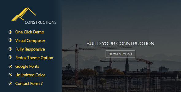 قالب Constructions - قالب وردپرس کسب و کار