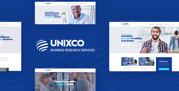 قالب Unixco - قالب وردپرس خدمات تحقیقاتی کسب و کار