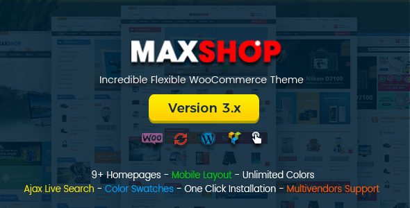 قالب مکس شاپ | Maxshop - قالب فروشگاهی وردپرس