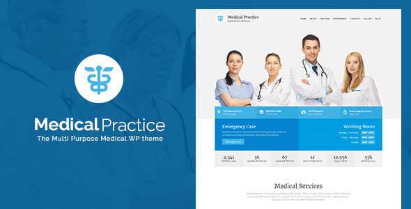 قالب Medical Practice - قالب وردپرس برای وب سایت کلینیک