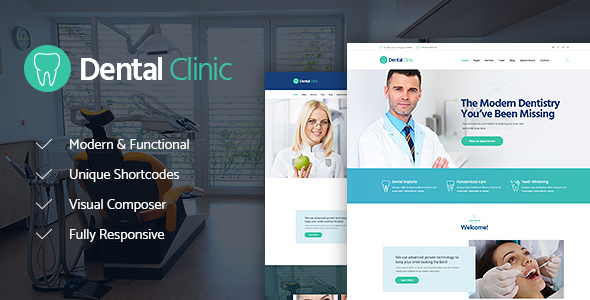 قالب Dental Clinic - قالب وردپرس پزشکی و بهداشت