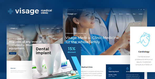 قالب Visage - قالب وردپرس پزشکی و سلامتی