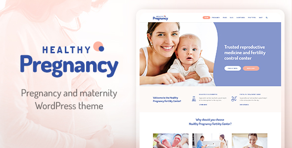 قالب Healthy Pregnancy - قالب وردپرس سلامتی و پزشکی