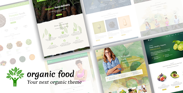 قالب Organic Food - قالب وردپرس متخصص تغذیه و غذا