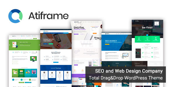 قالب Atiframe - قالب وردپرس شرکت سئو و طراحی وب