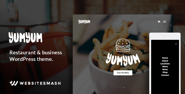 قالب YumYum - قالب وردپرس رستوران و کسب و کار