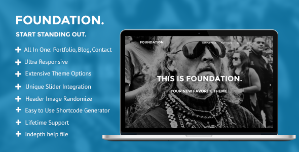 قالب Foundation - قالب وردپرس چند منظوره