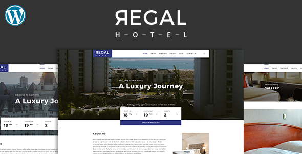قالب Regal - قالب وردپرس هتل