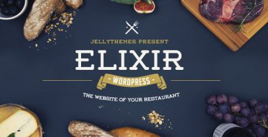 قالب Elixir - قالب وردپرس رستوران