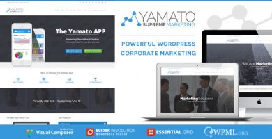 قالب YAMATO - قالب وردپرس شرکتی