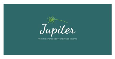 قالب Jupiter - قالب وردپرس شخصی