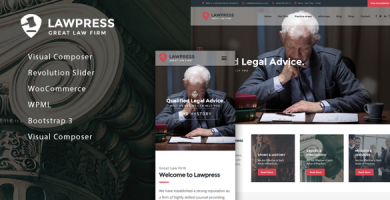 قالب LawPress - قالب وردپرس وکلا