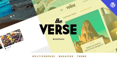 قالب Verse - قالب مجله وردپرس چند منظوره