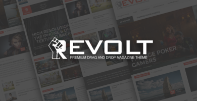 قالب Revolt - قالب مجله وردپرس چند منظوره