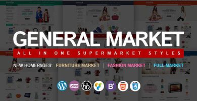 قالب WP General Mart eCommerce Websites - قالب ووکامرس حرفه ای