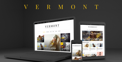 قالب Vermont - قالب مجله و وبلاگ وردپرس