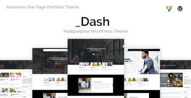 قالب Dash - قالب وردپرس کسب و کار و شرکت